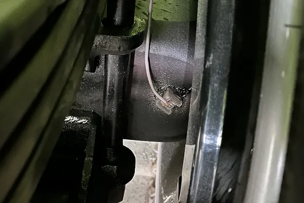 Bracket and sensor mount detail